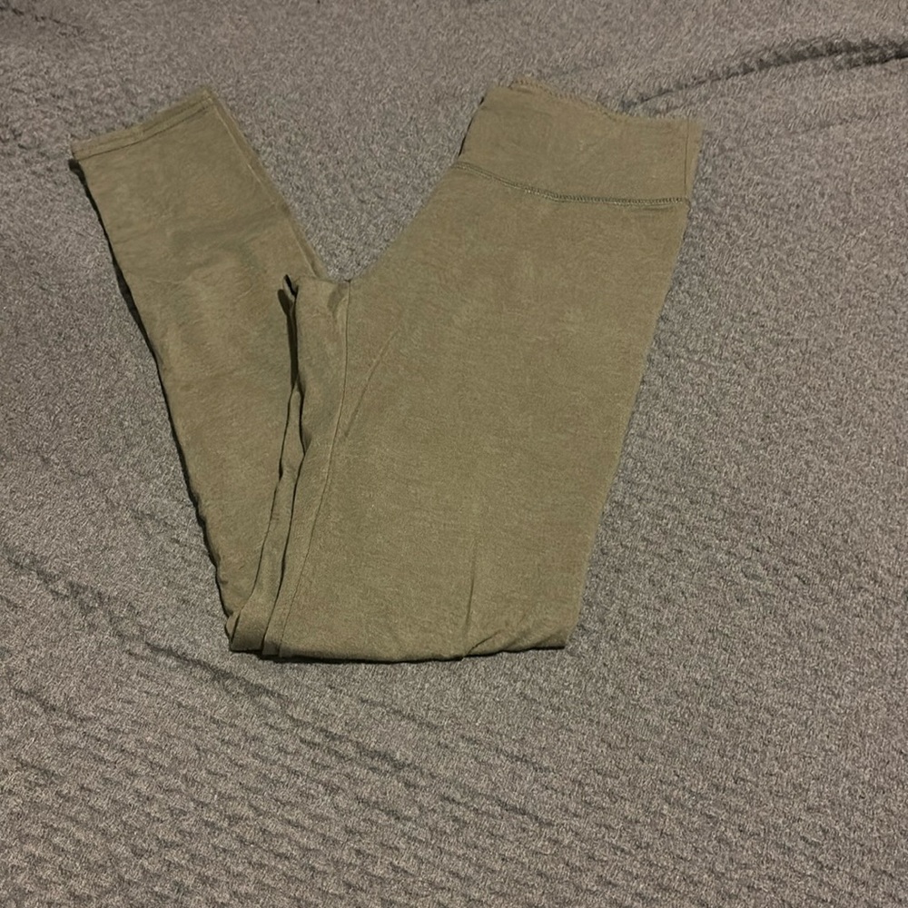 Aerie Cotton Green Leggings